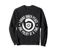 Disfraz De Agente De Seguros Policy At A Time Seguro De Sudadera