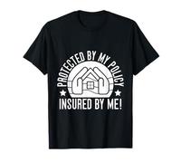 Disfraz De Agente De Seguros Protected By My Policy Seguro Camiseta