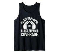 Disfraz De Agente De Seguros Super Coverage Seguro De Camiseta sin Mangas