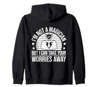 Disfraz De Agente De Seguros Take Worries Away Seguro De Sudadera con Capucha