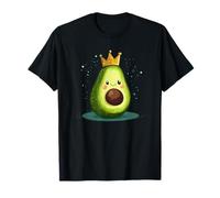 Disfraz de aguacate real con encanto coronado Camiseta