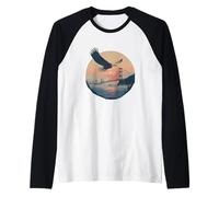 Disfraz de águila Amanecer con Puente para niños y niñas Camiseta Manga Raglan