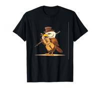 Disfraz de águila con violín para niños y niñas Camiseta