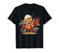 Disfraz de águila de violín para amantes de los instrumentos musicales Camiseta