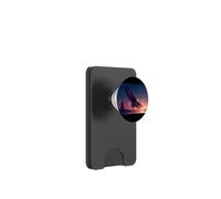 Disfraz de águila simbólica con Estatua y Puesta de Sol PopSockets PopWallet para MagSafe
