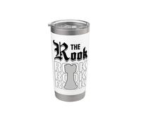 Disfraz de ajedrez de fiesta de Halloween The Rook Group a juego Vaso térmico de acero inoxidable de doble pared