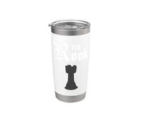 Disfraz de ajedrez de fiesta de Halloween The Rook Group a juego Vaso térmico de acero inoxidable de doble pared