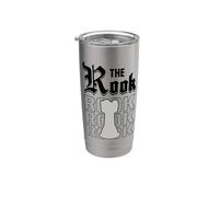 Disfraz de ajedrez de fiesta de Halloween The Rook Group a juego Vaso térmico de acero inoxidable de doble pared