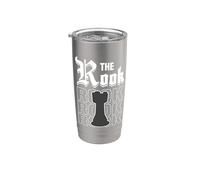 Disfraz de ajedrez de fiesta de Halloween The Rook Group a juego Vaso térmico de acero inoxidable de doble pared