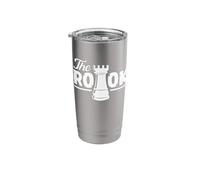 Disfraz de ajedrez de Halloween para niños The Rook Group Vaso térmico de acero inoxidable de doble pared