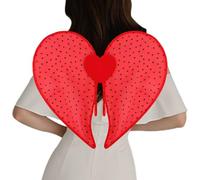 Disfraz de Alas de Ángel - En Forma De Corazon Ligeras Para Llevar Puestas - Disfraz De Alas De Ángel Para Mujer | para Mujeres Cosplay Disfraces Fiestas de San Valentín Accesorios y Fotografía