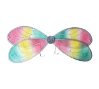 Disfraz De Alas De Grande Hecho Ďe Poliéster (73x37cm) - Alas Mágicas Đe Y Accesorios D́e Elfo para Niños | Álas D̄e Brillantes para Cumpleaños, Carnavales Y Escenarios