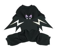 Disfraz de alas de murciélago para perro, gato y alas de murciélago - Disfraz de cachorro y gato que brilla en la oscuridad | Lindo disfraz de gato para cachorro y gato transpirable