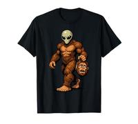 Disfraz de Alien Bigfoot, Sasquatch, Extraterrestres, creyentes Camiseta