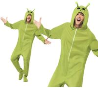 Disfraz De Alienígena Para Hombre Y Mujer Mono De Alienígenas S-L