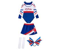 Disfraz De Animadora Niña 10 Años Cheerleader Costume, 5 12 Animadora, Pompones 8 Fantasia Carnaval 11 6 Deportista 7 3 Deporte Disfarce Fato Para Carnevale Cumpleaños