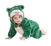 Disfraz de animal para niños pequeños - Traje de invierno para bebé con diseño de dibujos animados | Mono mameluco con capucha para recién nacido | Traje de cuerpo de animal para cosplay, suave y cáli