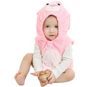 Disfraz de Animal Unisex para bebé, Mono de Franela con Capucha, Invierno y otoño, Mono de Cosplay, diseño de Oso, cómodo y Suave, con Orejas y Cola.