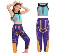 Disfraz de anime, disfraz de cosplay de Hunter, disfraz para niñas, disfrazs de cosplay, disfrazs de cazador, cantante pop, ídolo, escenario, atuendo para Halloween, carnaval, carnaval (120)