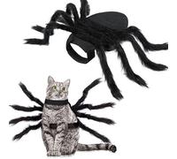 Disfraz de Araña de Halloween Disfraces de Halloween para Mascotas | Halloween Disfraz para Gatos y Perros Pequeño Miedo Araña, Mascotas Algodón, Fiesta de Halloween Disfraz de Festival