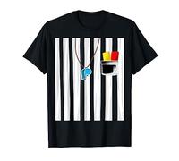 Disfraz de árbitro fresco de Halloween | Divertido regalo de bricolaje Camiseta