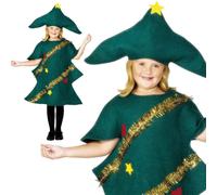 Disfraz De Árbol De Navidad Para Niños Niñas Niños Ropa Elegante Kids Xmas Nuevo