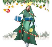 Disfraz de árbol para Navidad - Disfraz de bromistería para fiestas, disfraz de Navidad en forma de árbol para adultos, para Cosplay, evento, teatro, escena, reunión, novio, actores, A
