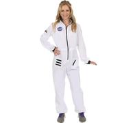 Disfraz De Astronauta Blanco Para Mujeres
