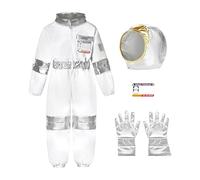 Disfraz De Astronauta Para Niños - Accesorios De Cosplay Festivo | Ropa De Cosplay Para Halloween,Para Niños y Niñas Actuaciones Escénicas Halloween Navidad Cine Disfraces Obras Escolares Concierto Ca