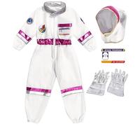 Disfraz de astronauta para niños, color blanco, disfraz para niños, astronauta, carnaval, traje espacial, espacial, disfraz de carnaval