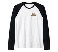 Disfraz de Baby Sloth In My Pocket - Chillin Spirit Animal Love Camiseta Manga Raglan