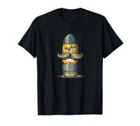 Disfraz de Bala con Barba para Amantes de Las Armas y Las Pistolas Camiseta