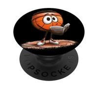 Disfraz de Baloncesto de Lectura para niños y niñas Divertidos PopSockets PopGrip Adhesivo