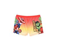 Disfraz de baño de los Vengadores de Marvel, Boxer para niños y adolescentes, personajes Capitán América, Hulk, Iron Man, rojo, 4 años