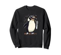 Disfraz de Bar de Karaoke con Este Divertido pingüino Sudadera