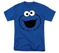 Disfraz de Barrio Sésamo de cara completa, unisex, colección de camisetas para adultos, Monstruo galleta, Large