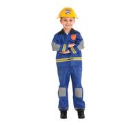 Rubie's 889518S Official Fireman Fancy Dress, Kids', Small (Age 3-4 Years) CHILD