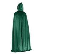 disfraz de bruja Cloak Robe Halloween Costume For Adults Witch Vampire Cosplay Party Dress Up(Green with bag,90cm for kids)