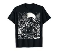 Disfraz de Bruja de Bruja pagana para Halloween, Magia Femenina Oscura Camiseta