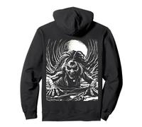 Disfraz de Bruja de Bruja pagana para Halloween, Magia Femenina Oscura Sudadera con Capucha