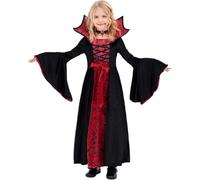 Disfraz de bruja gótica para niñas, disfraz Halloween, conjunto juego niñas pequeñas, ropa fiesta actuaciones Trajes Casuales