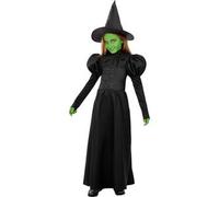 Funidelia | Disfraz de Bruja Mala del Oeste - El Mago de Oz para niña Disfraz para niños y divertidos accesorios para Fiestas, Carnaval y Halloween - Talla 5-6 años - Negro
