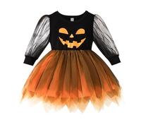 Disfraz de bruja para niña | Vestidos de halloween para niñas Vestidos con estampados originales y manga larga ideal para fiestas Disfraces de halloween ropa divertida y cómoda