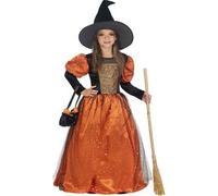 Disfraz de bruja premium niña 5-6 años