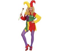 W WIDMANN MILANO Party Fashion - disfraz bufón, vestido, bufón, payaso, disfraces de carnaval