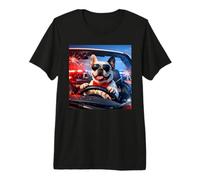 Disfraz de Bulldog francés Vintage Divertido para niños y niñas, Meme francés Camiseta Premium