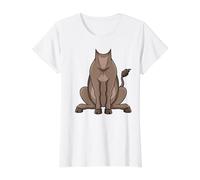 Disfraz de Burro para Halloween, diseño de Animales de Granja Camiseta gráfica económica, Mujer, Blanco, M