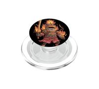 Disfraz de Caballero Medieval ardiente para los Amantes del Reino PopSockets PopGrip para MagSafe