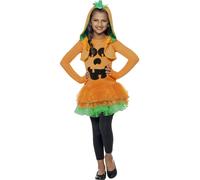 Disfraz De Calabaza De Halloween Para Niñas TUTU Naranja Edad 4-12