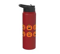 Disfraz de calabaza I Monster Ghost Halloween Party Stainless Steel Insulated Water Bottle